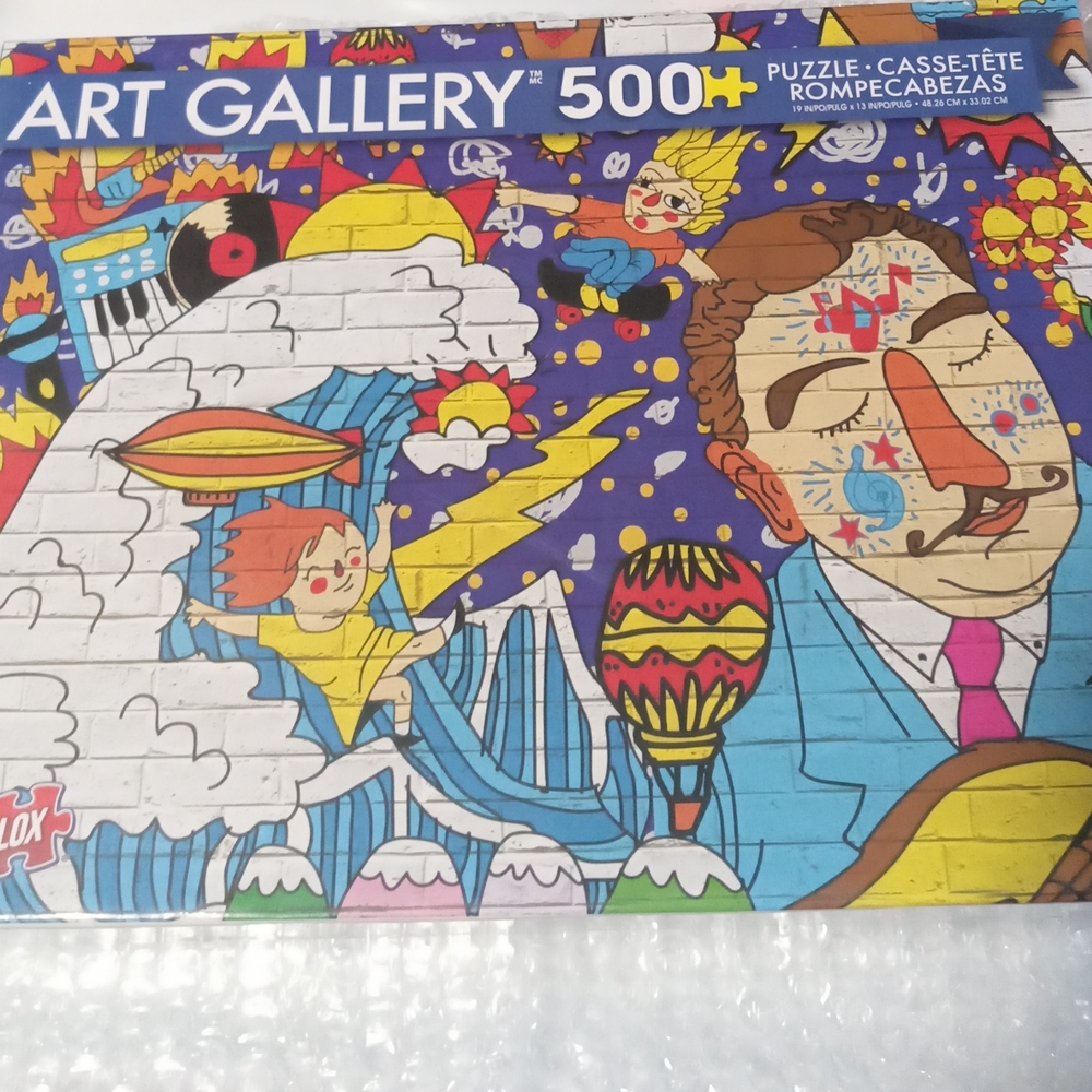 NEW Colorful Art Gallery Puzzle 500+ Pieces
